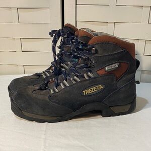 Trezeta Skywalk Men's Black and Brown Hiking Boots 43/ 9.5-10